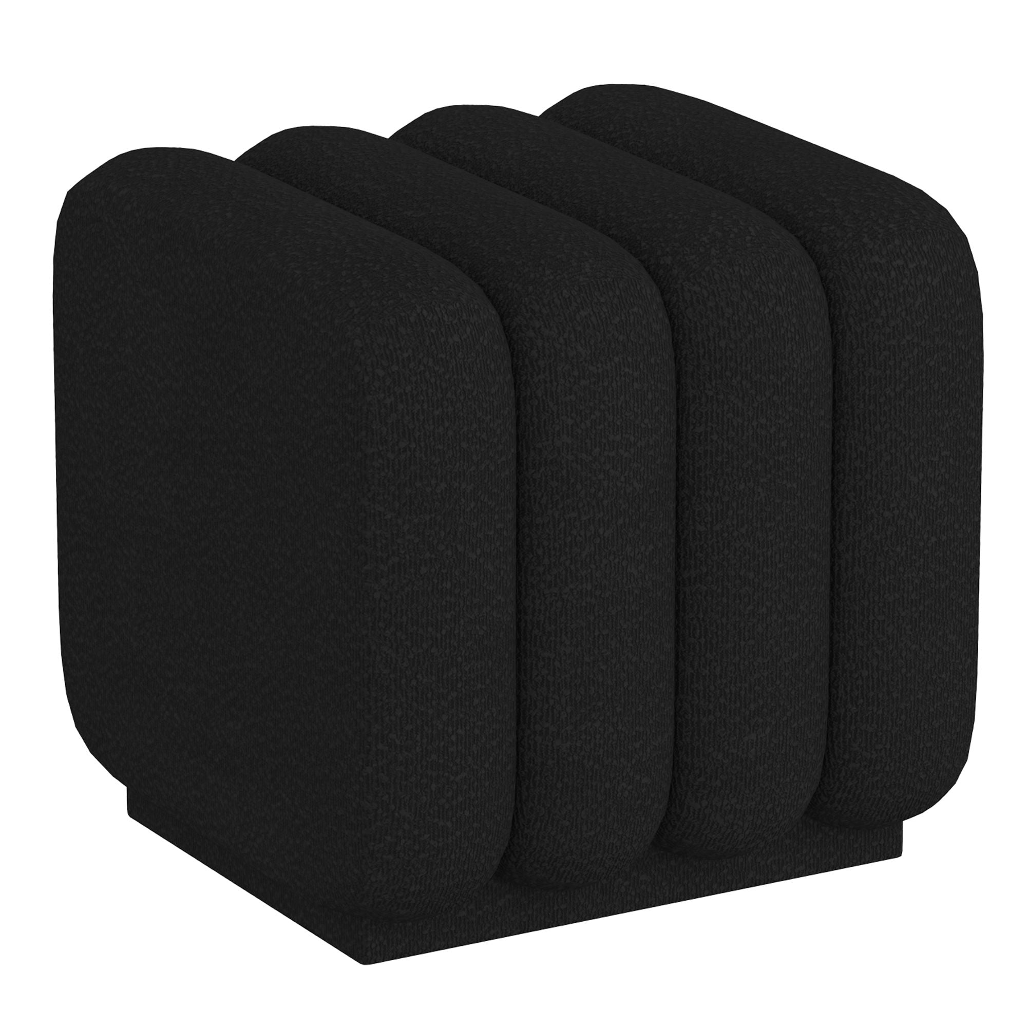Rigel Small Square Ottoman - chic ottomans for living rooms | Image 1 | InSTYLE Home & Rugs