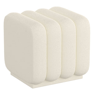 Rigel Small Square Ottoman - chic ottomans for living rooms | Image 2 | InSTYLE Home & Rugs