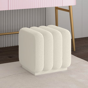 Rigel Small Square Ottoman - chic ottomans for living rooms | Image 10 | InSTYLE Home & Rugs
