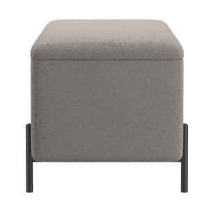 Erzo Storage Ottoman Bench - chic ottomans for living rooms | Image 5 | InSTYLE Home & Rugs