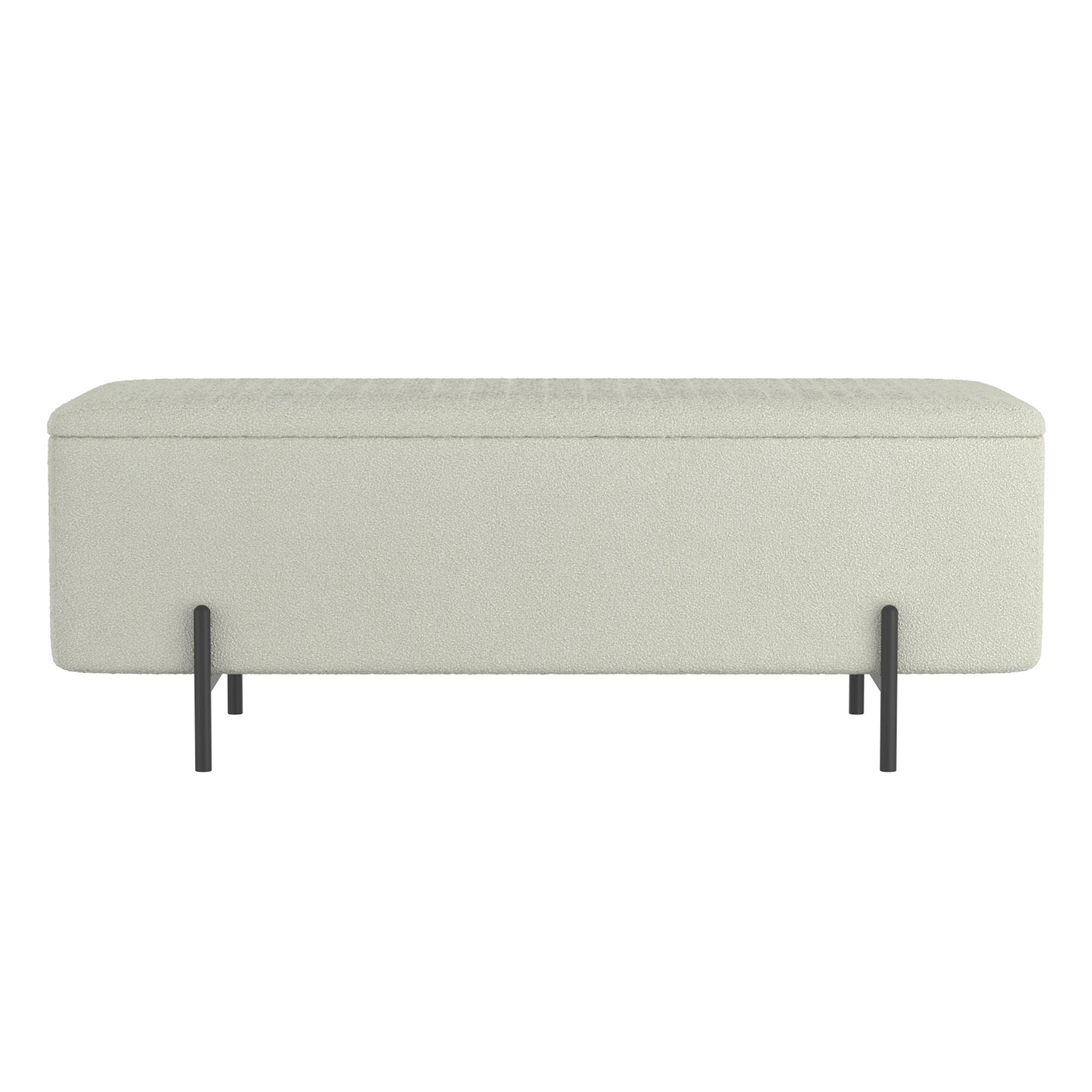 Erzo Storage Ottoman Bench - chic ottomans for living rooms | Image 13 | InSTYLE Home & Rugs