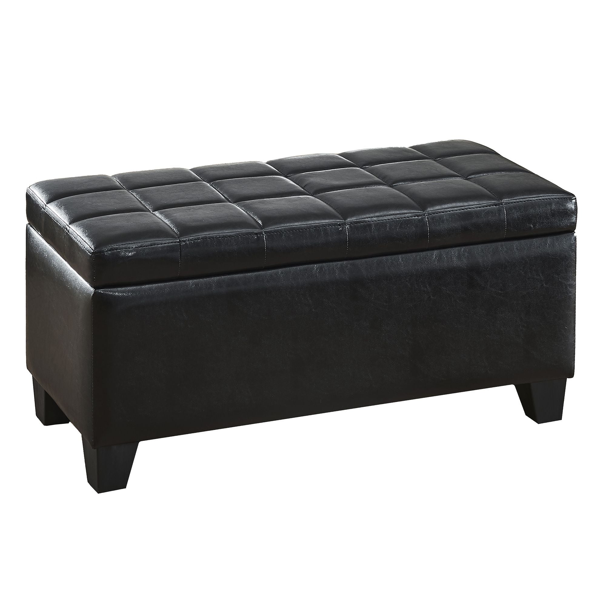 Winston Rectangular Storage Ottoman Bench - perfect footrests with style | Image 1 | InSTYLE Home & Rugs