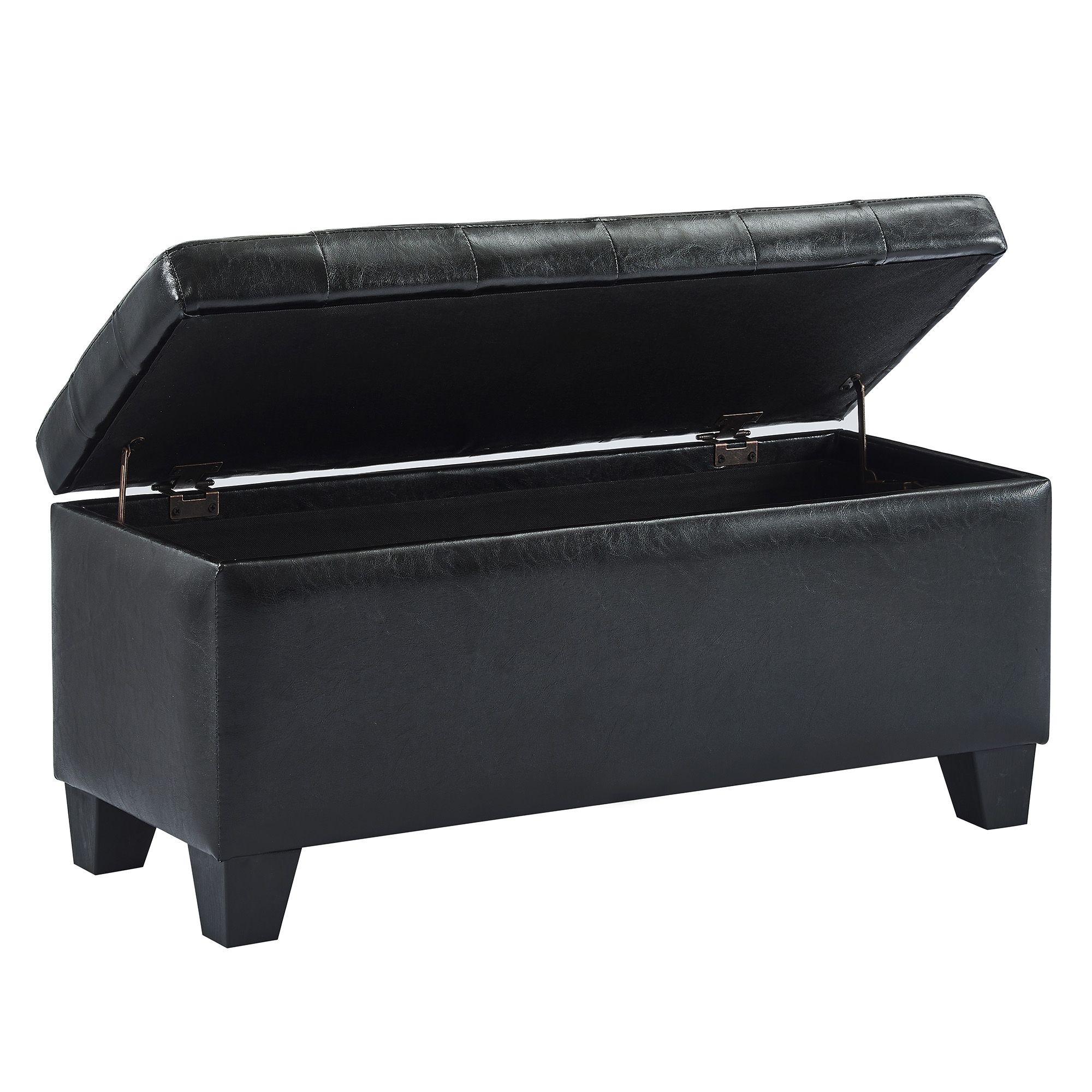Winston Rectangular Storage Ottoman Bench - perfect footrests with style | Image 5 | InSTYLE Home & Rugs