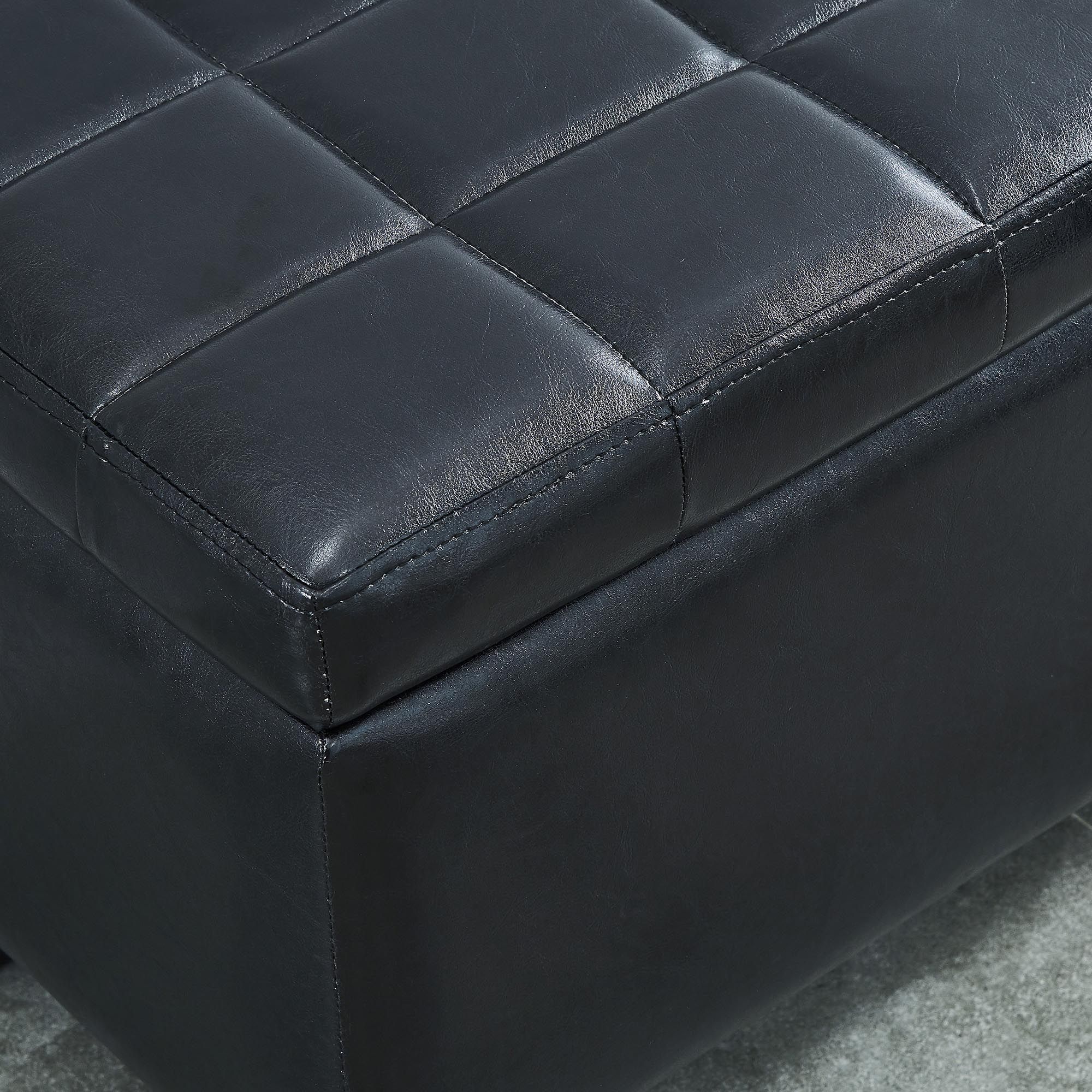 Winston Rectangular Storage Ottoman Bench - perfect footrests with style | Image 7 | InSTYLE Home & Rugs