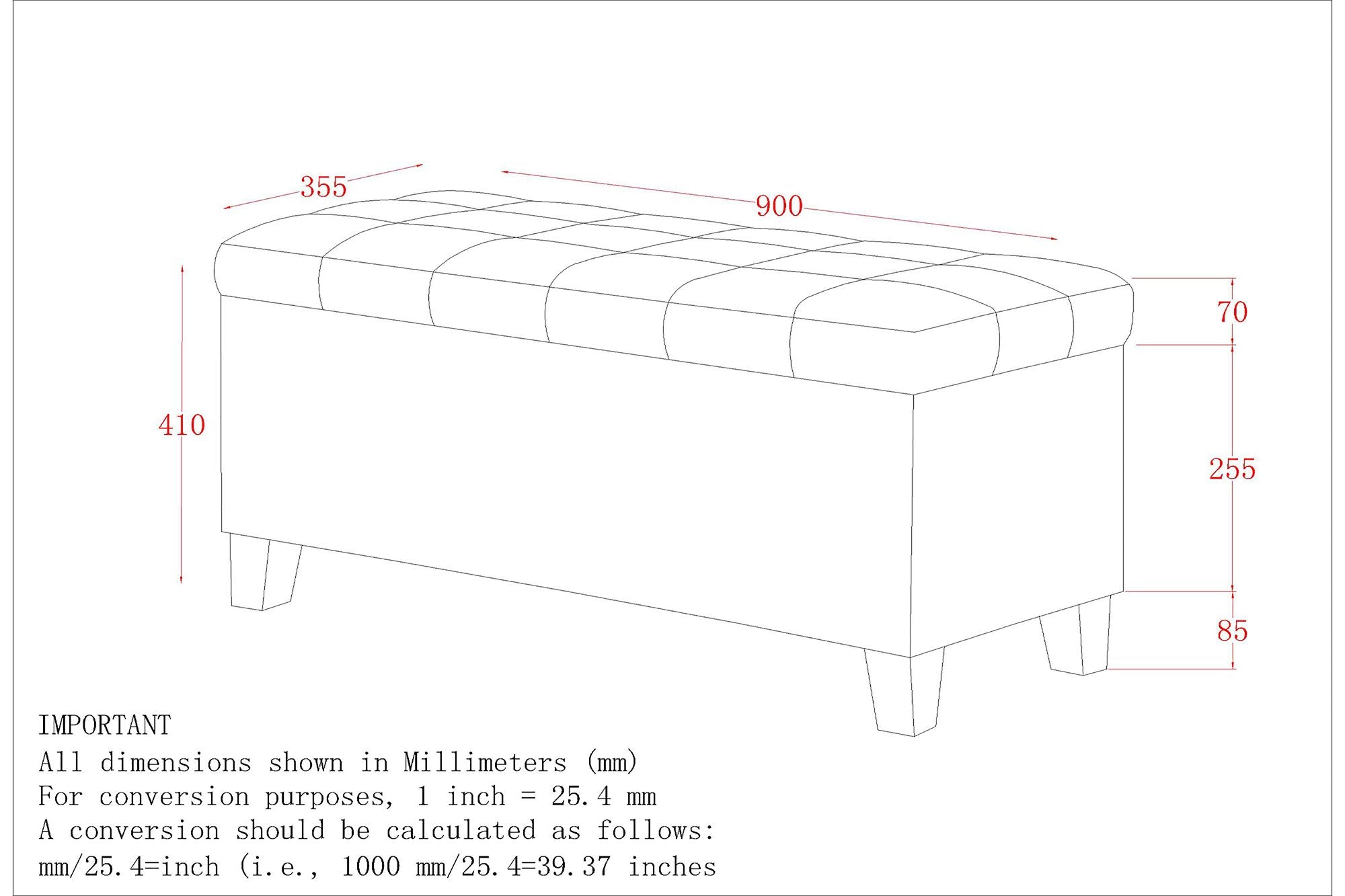 Winston Storage Ottoman Bench - perfect footrests with style | Image 9 | InSTYLE Home & Rugs