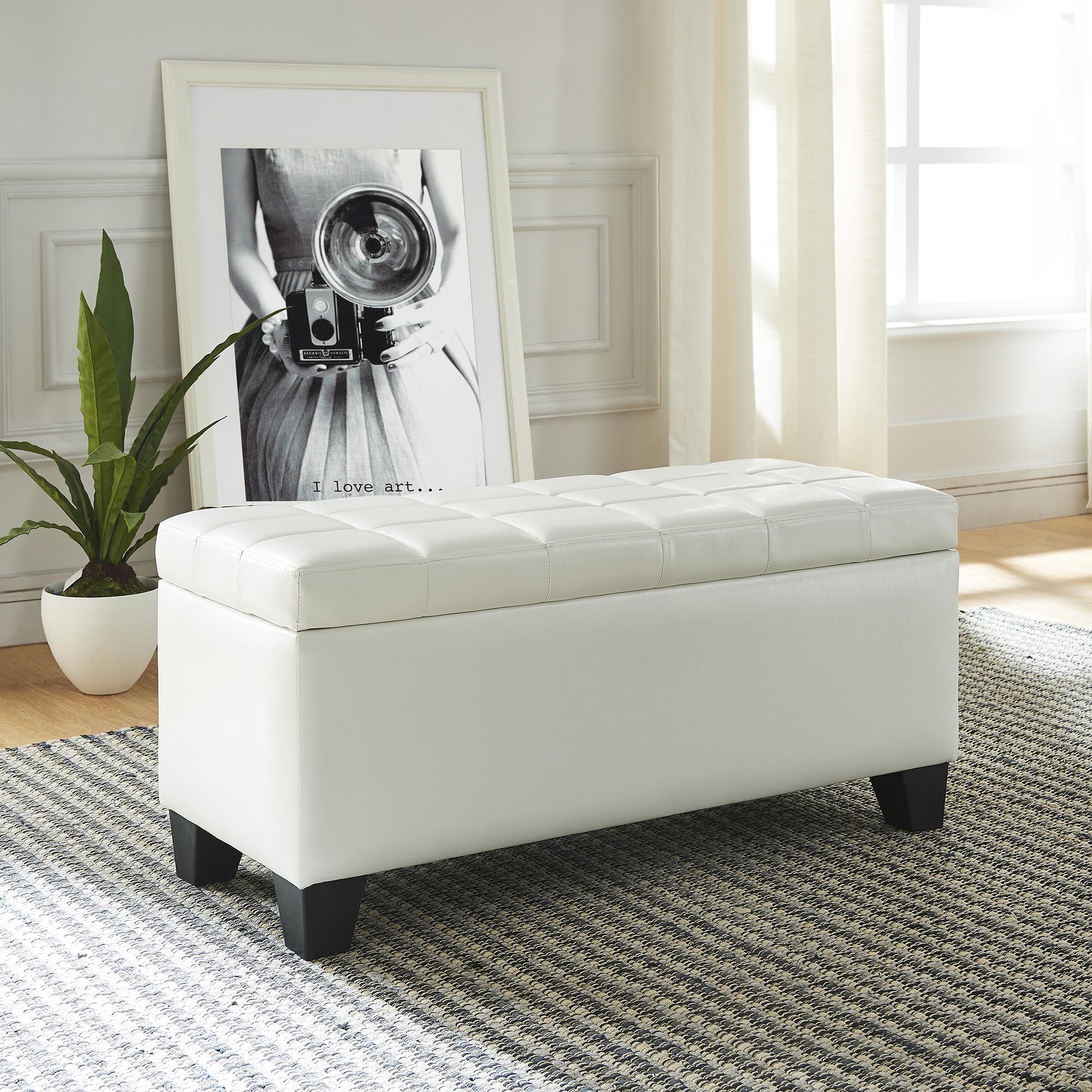 Winston Rectangular Storage Ottoman Bench - perfect footrests with style | Image 18 | InSTYLE Home & Rugs