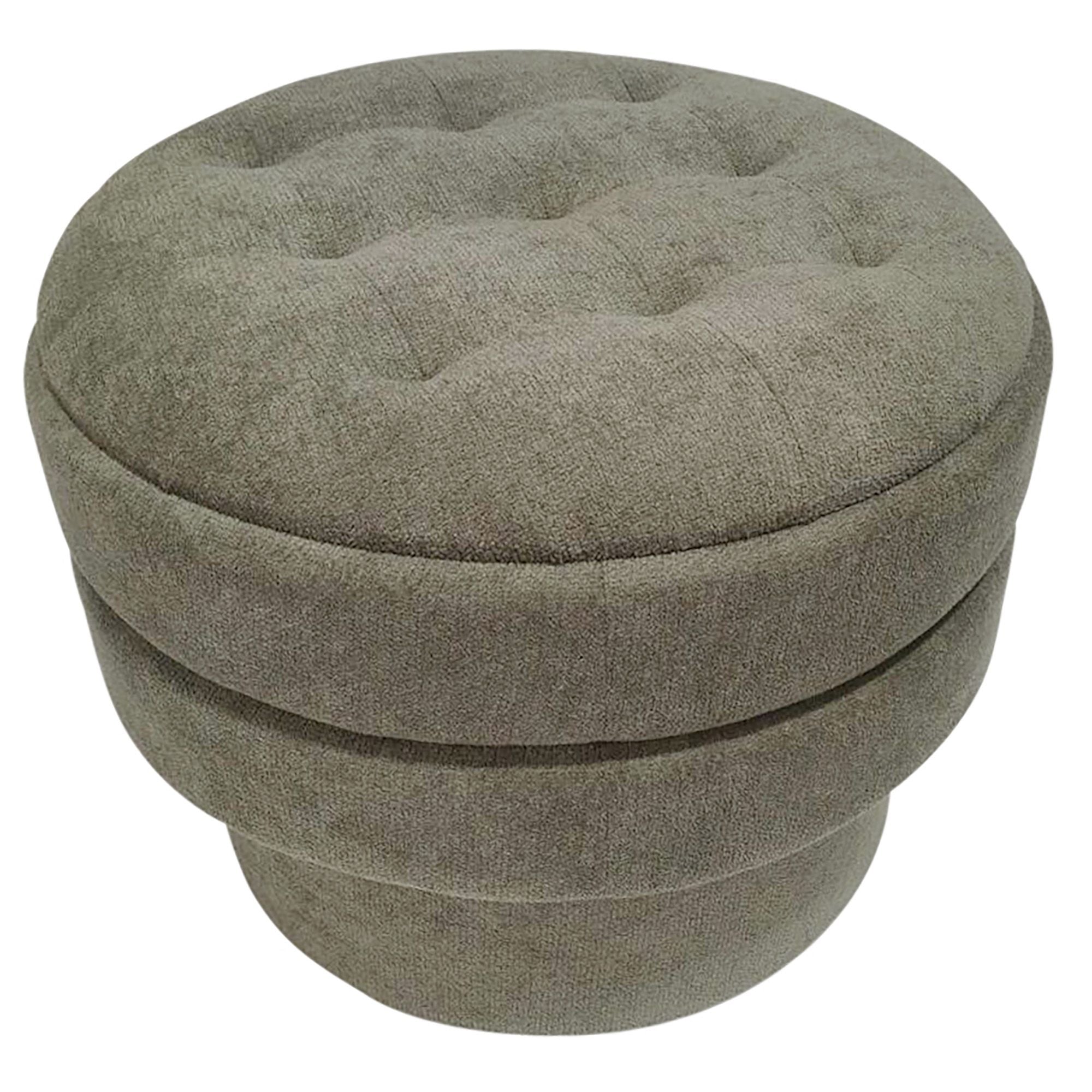 Kepler Round Storage Ottoman - perfect footrests with style | Image 7 | InSTYLE Home & Rugs