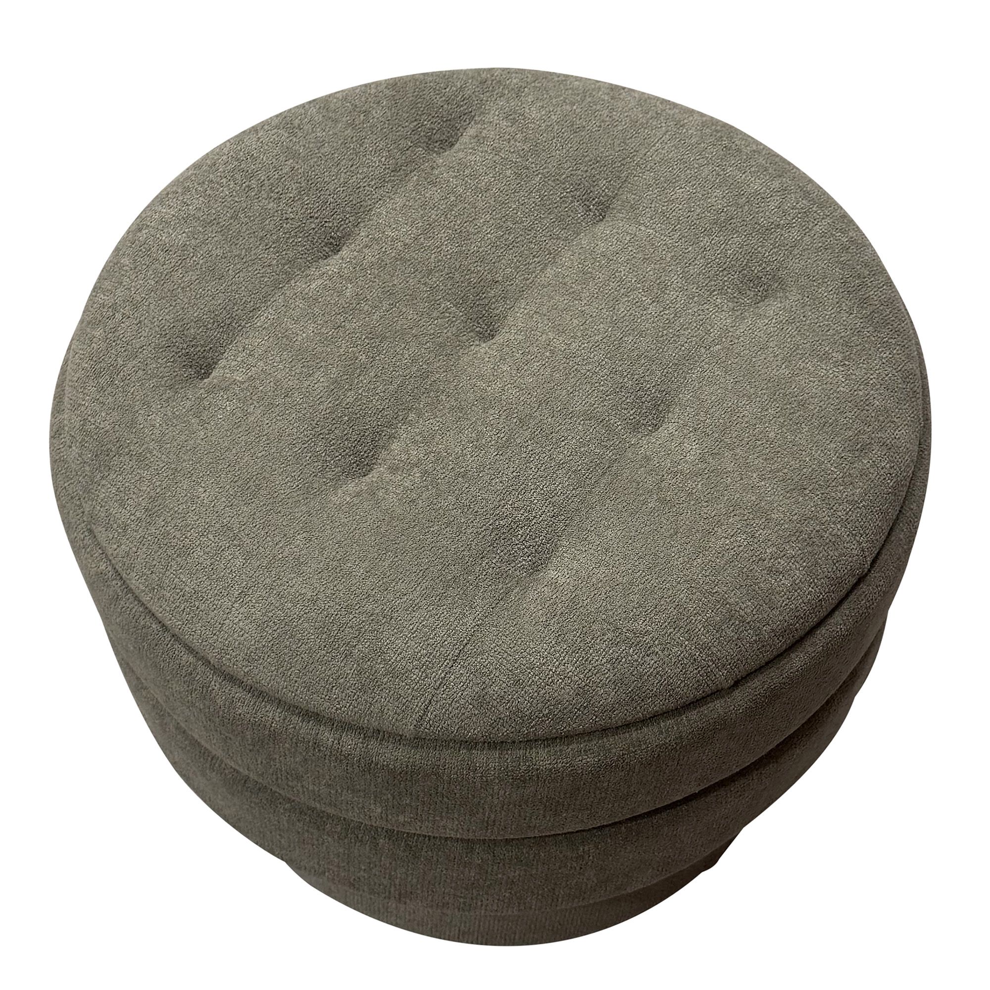 Kepler Round Storage Ottoman - perfect footrests with style | Image 8 | InSTYLE Home & Rugs