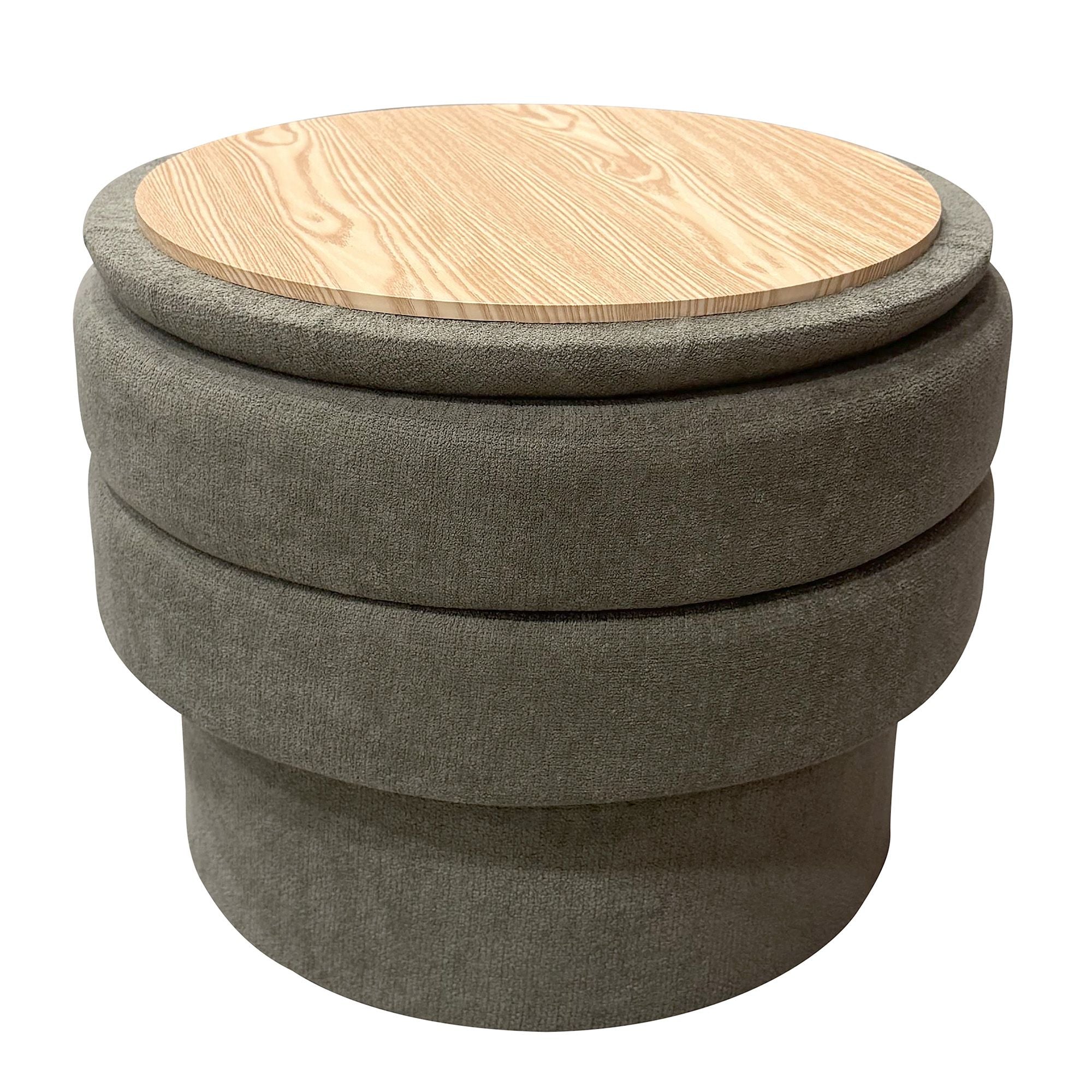 Kepler Round Storage Ottoman - perfect footrests with style | Image 9 | InSTYLE Home & Rugs