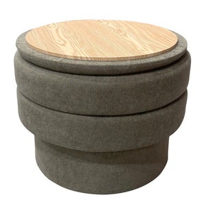 Kepler Round Storage Ottoman - perfect footrests with style | Image 9 | InSTYLE Home & Rugs