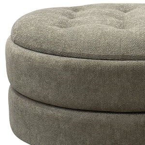 Kepler Round Storage Ottoman - perfect footrests with style | Image 10 | InSTYLE Home & Rugs