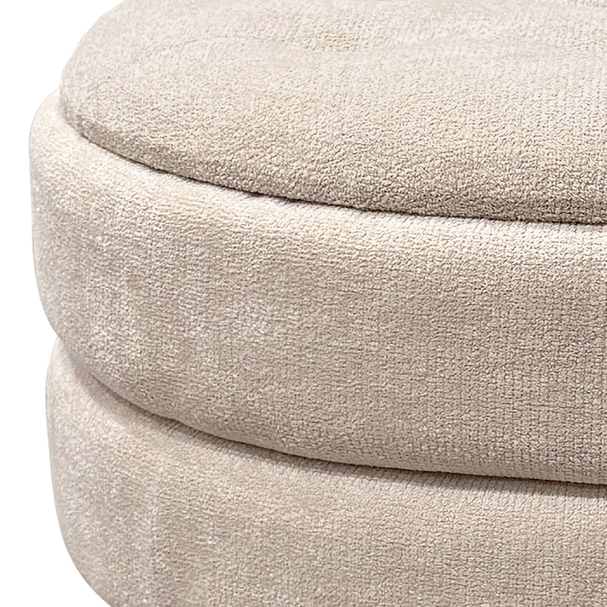 Kepler Round Storage Ottoman - perfect footrests with style | Image 17 | InSTYLE Home & Rugs