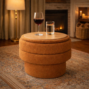 Kepler Round Storage Ottoman - perfect footrests with style | Image 19 | InSTYLE Home & Rugs