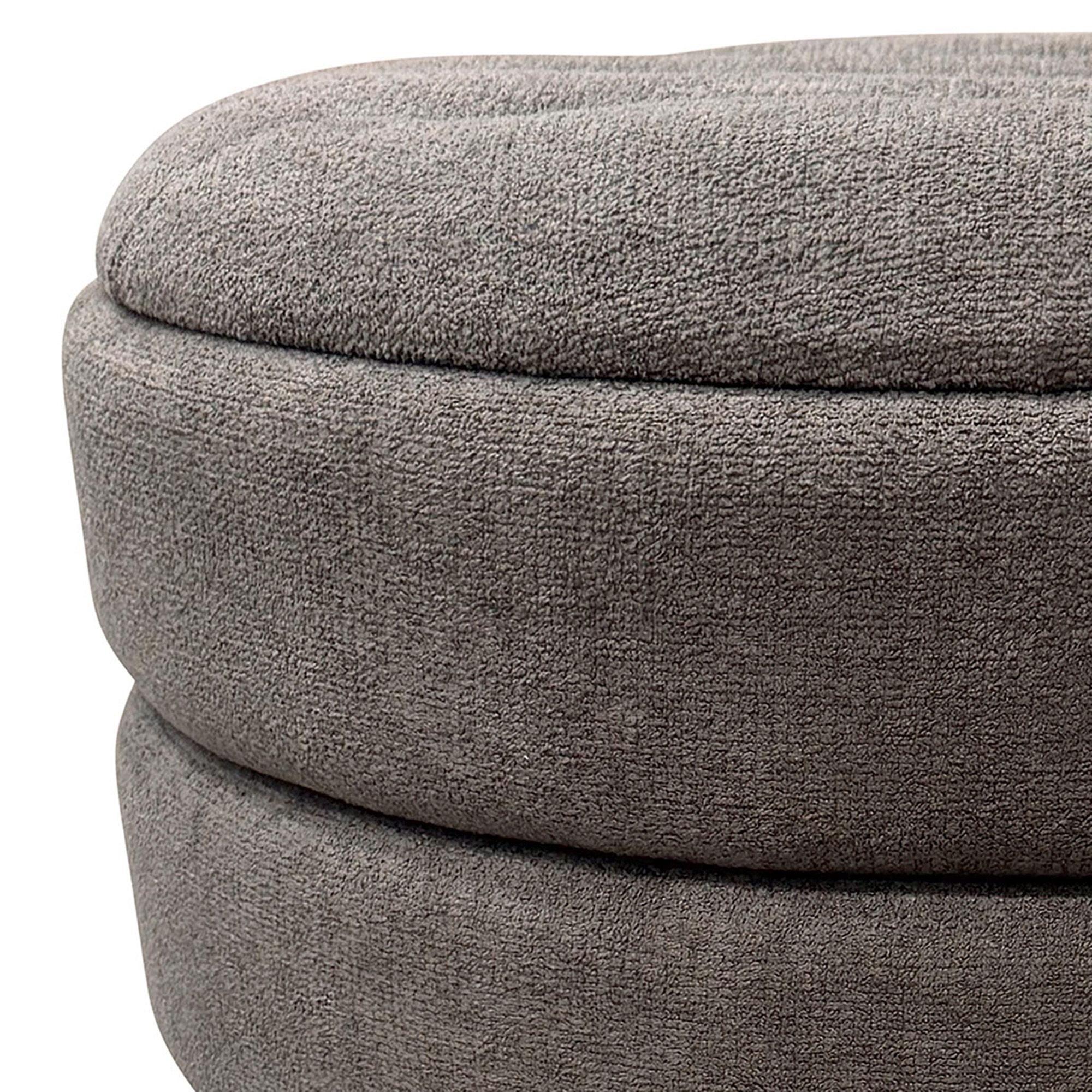 Kepler Round Storage Ottoman - perfect footrests with style | Image 31 | InSTYLE Home & Rugs