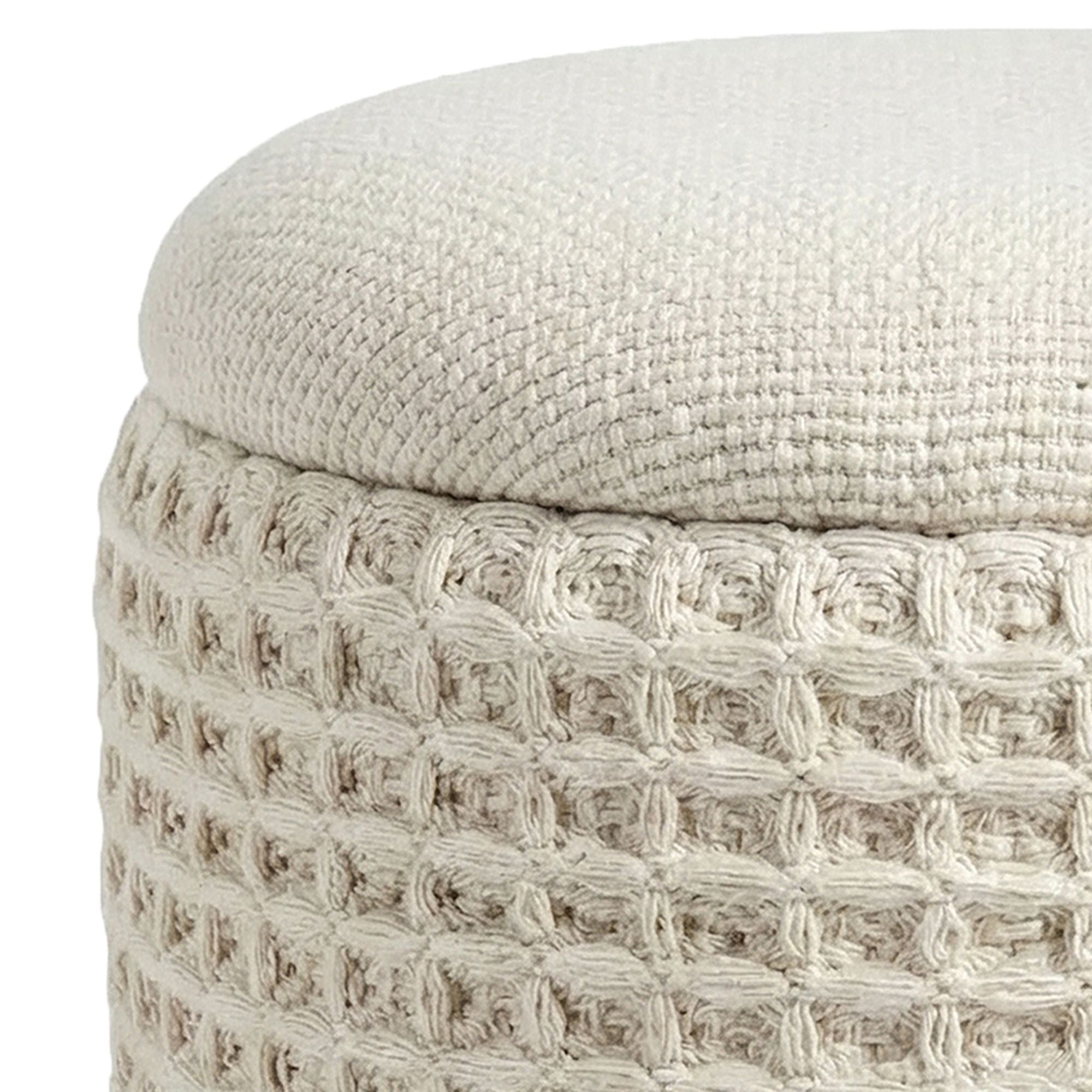 Indigo Round Storage Ottoman - comfortable ottomans for any room | Image 14 | InSTYLE Home & Rugs