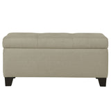 Harper Rectangular Storage Ottoman Bench - chic ottomans for living rooms | Image 1 | InSTYLE Home & Rugs