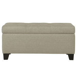 Harper Rectangular Storage Ottoman Bench - chic ottomans for living rooms | Image 1 | InSTYLE Home & Rugs