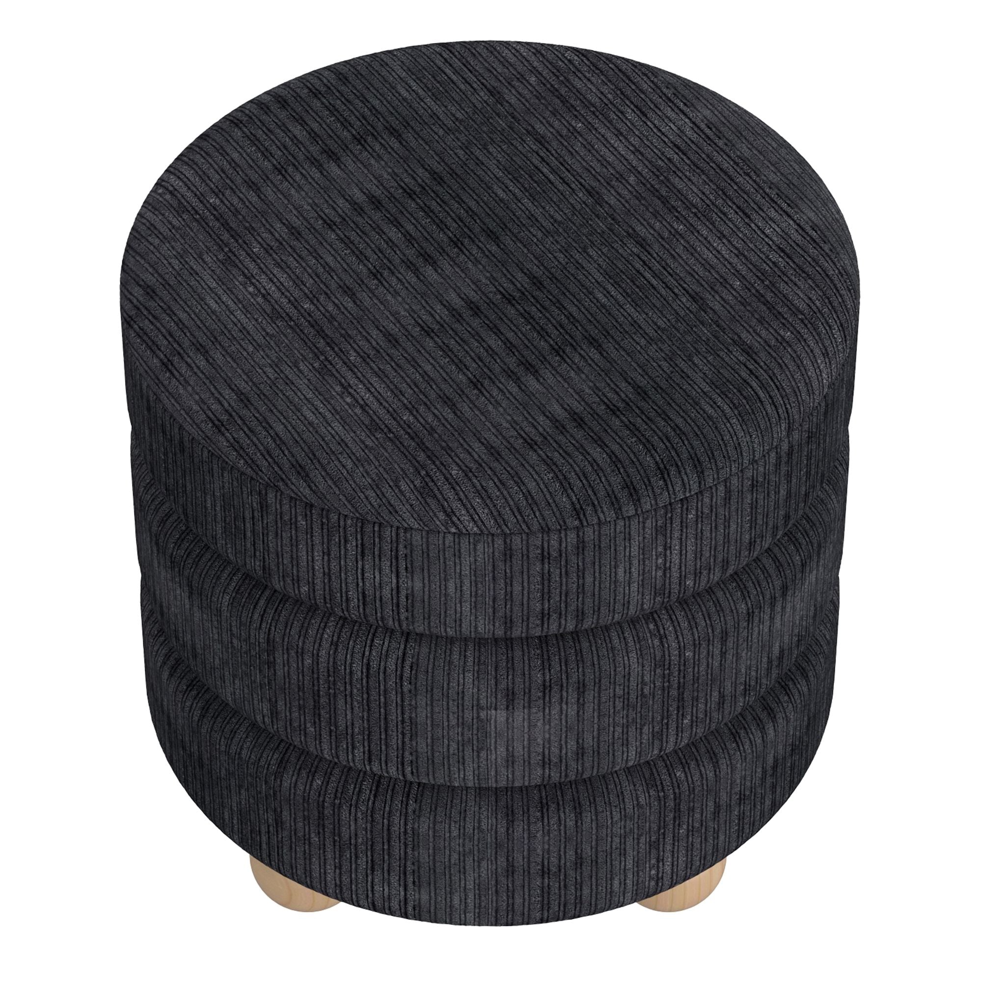 Willo Round Ottoman - perfect footrests with style | Image 6 | InSTYLE Home &amp; Rugs