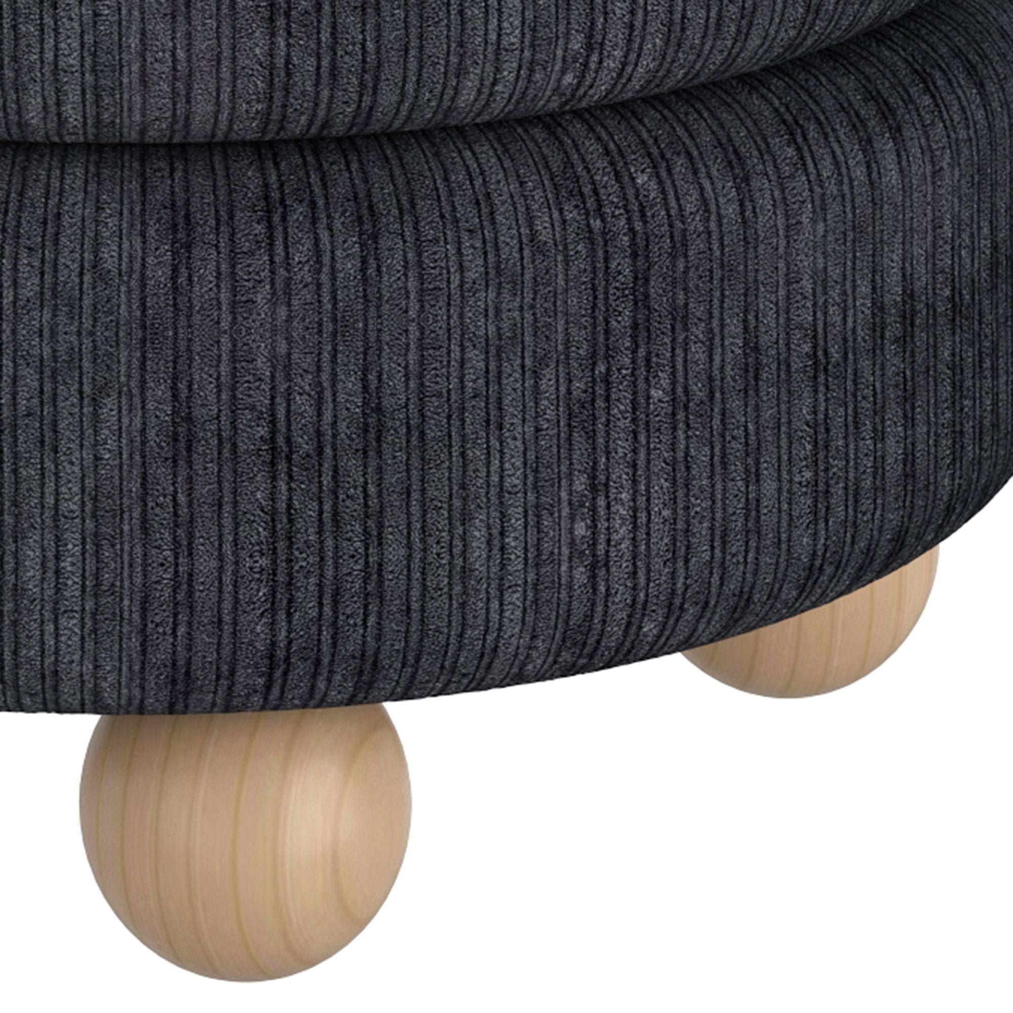 Willo Round Ottoman - perfect footrests with style | Image 7 | InSTYLE Home &amp; Rugs