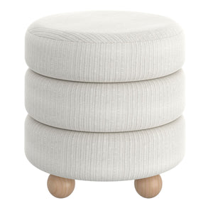Willo Round Ottoman - perfect footrests with style | Image 2 | InSTYLE Home &amp; Rugs