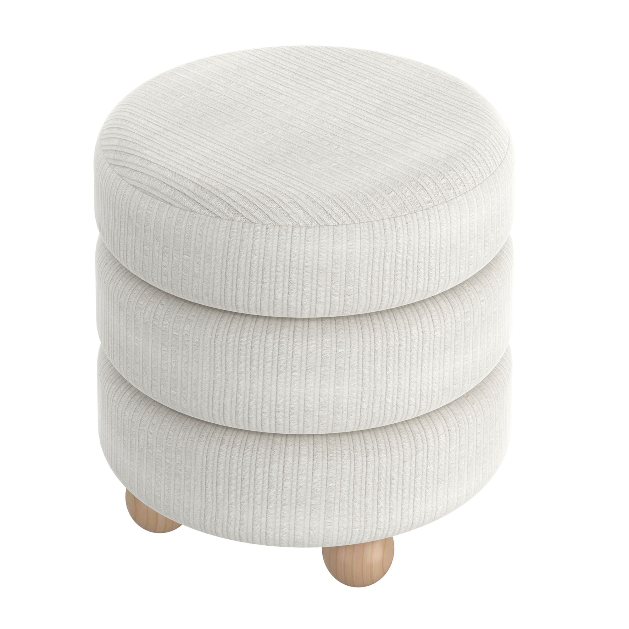 Willo Round Ottoman - perfect footrests with style | Image 12 | InSTYLE Home &amp; Rugs
