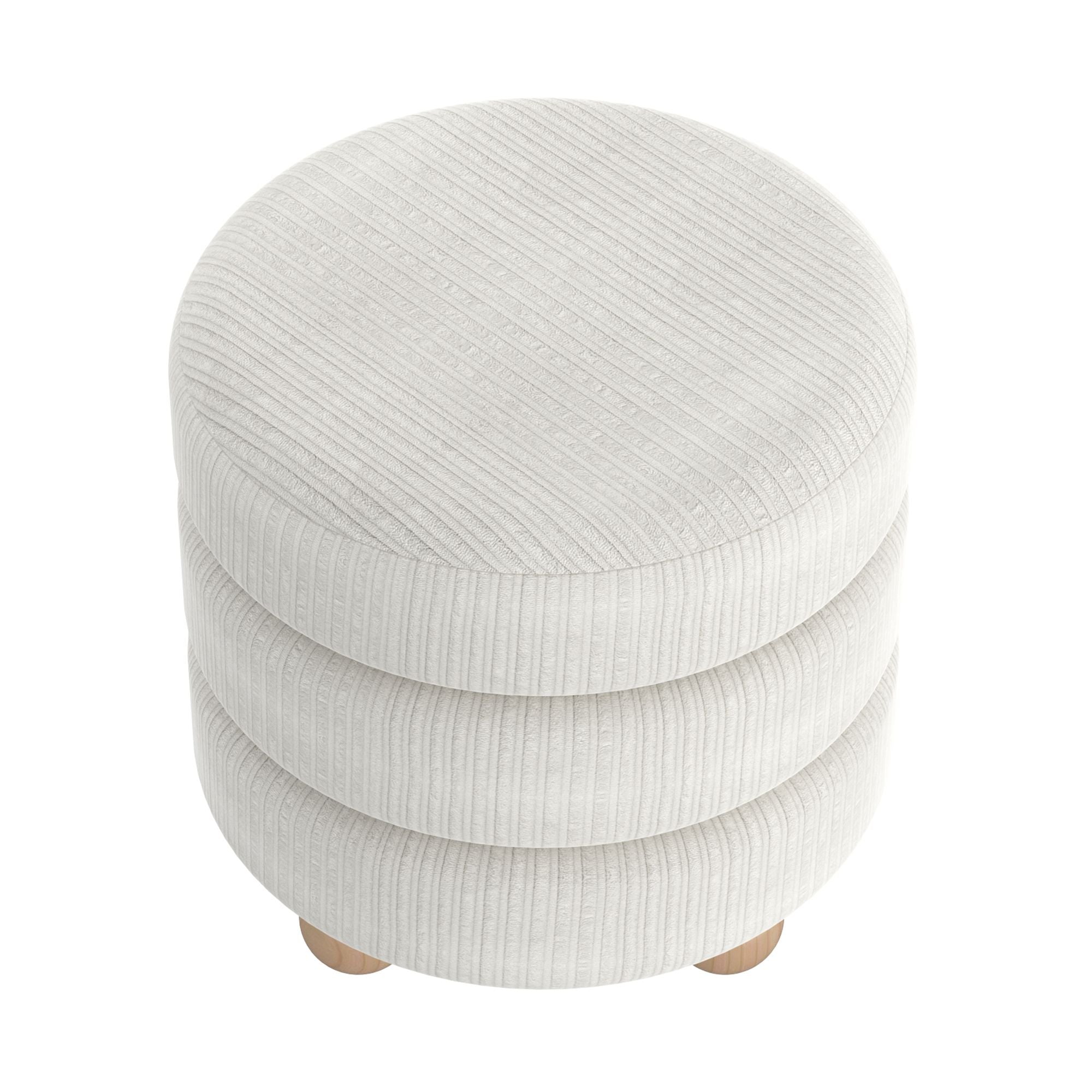 Willo Round Ottoman - perfect footrests with style | Image 13 | InSTYLE Home &amp; Rugs