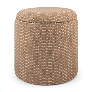 Fenna Round Ottoman - comfortable ottomans for any room | Image 1 | InSTYLE Home & Rugs
