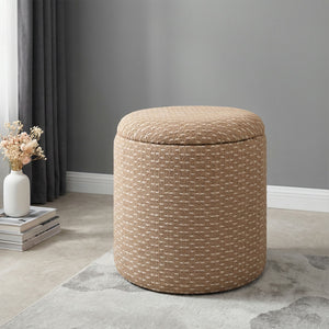 Fenna Round Ottoman - comfortable ottomans for any room | Image 2 | InSTYLE Home & Rugs
