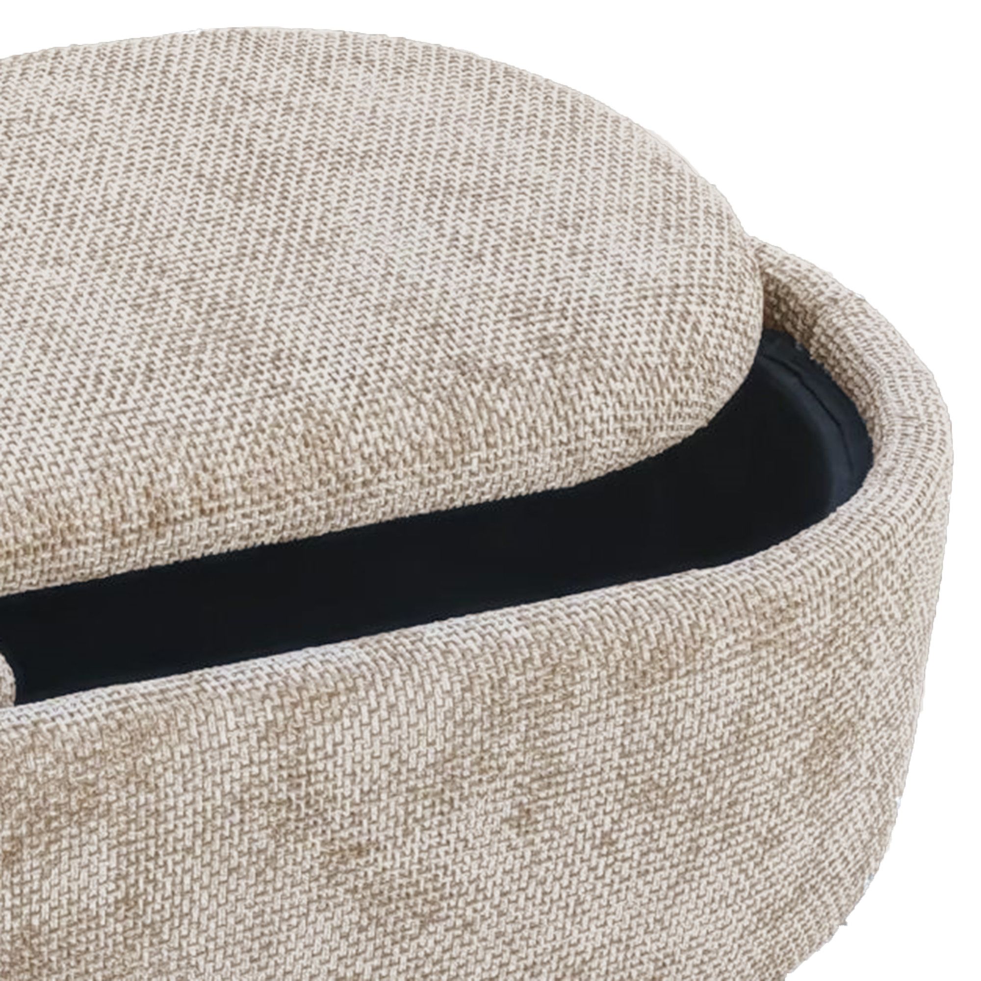 Sezron Storage Ottoman Bench - chic ottomans for living rooms | Image 6 | InSTYLE Home & Rugs