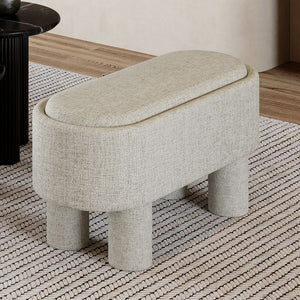 Sezron Storage Ottoman Bench - chic ottomans for living rooms | Image 10 | InSTYLE Home & Rugs