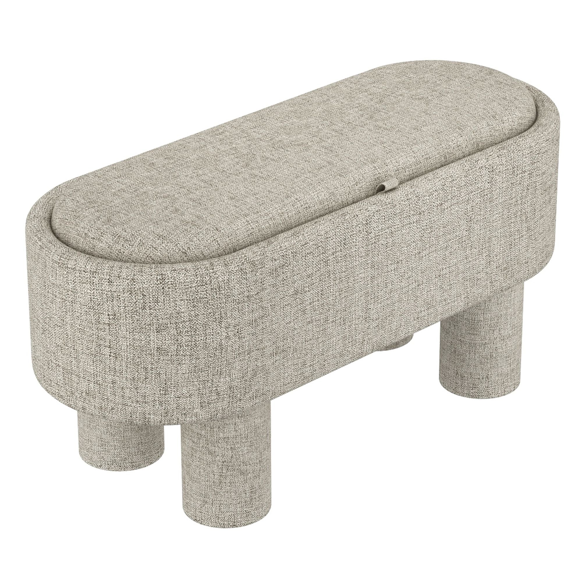 Sezron Storage Ottoman Bench - chic ottomans for living rooms | Image 12 | InSTYLE Home & Rugs
