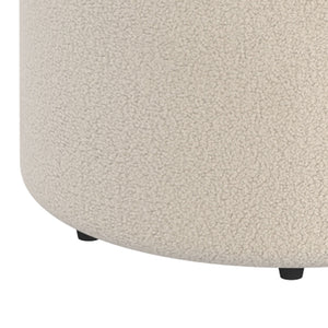 Novar Round Swivel Ottoman - chic ottomans for living rooms | Image 8 | InSTYLE Home & Rugs
