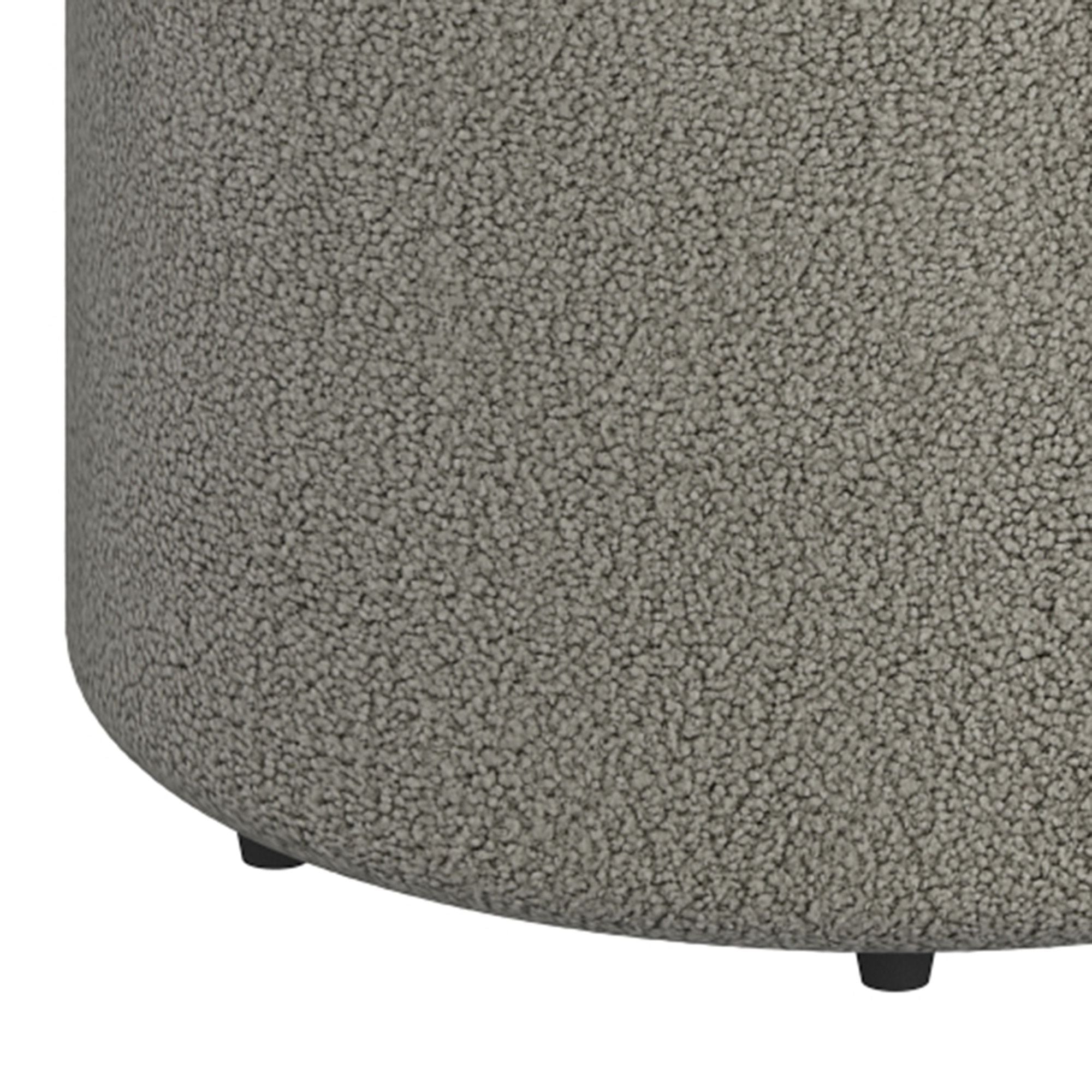 Novar Round Swivel Ottoman - chic ottomans for living rooms | Image 7 | InSTYLE Home & Rugs