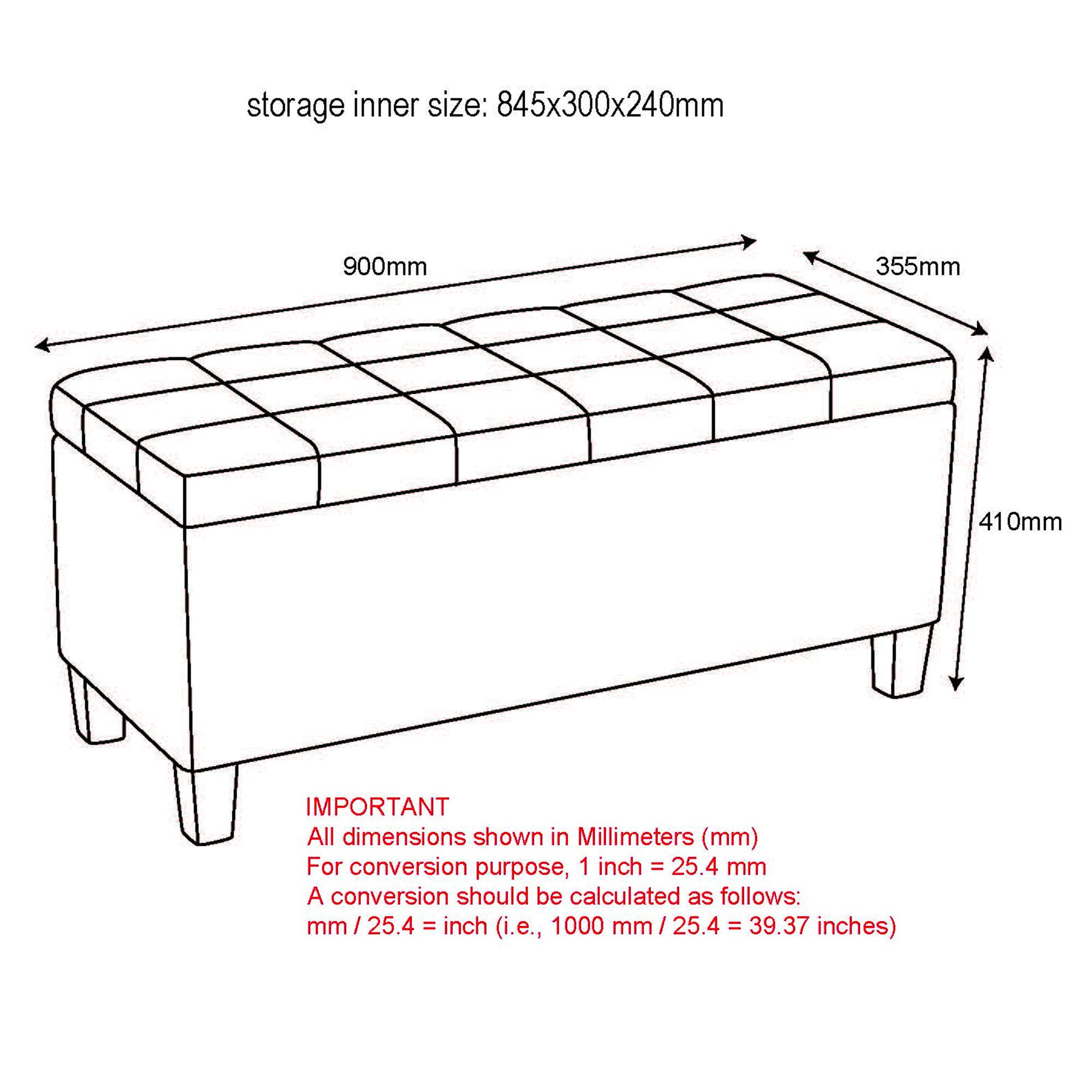 Sonos Storage Ottoman Bench - perfect footrests with style | Image 9 | InSTYLE Home & Rugs