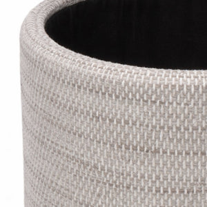 Dalia Round Storage Ottoman - chic ottomans for living rooms | Image 3 | InSTYLE Home & Rugs