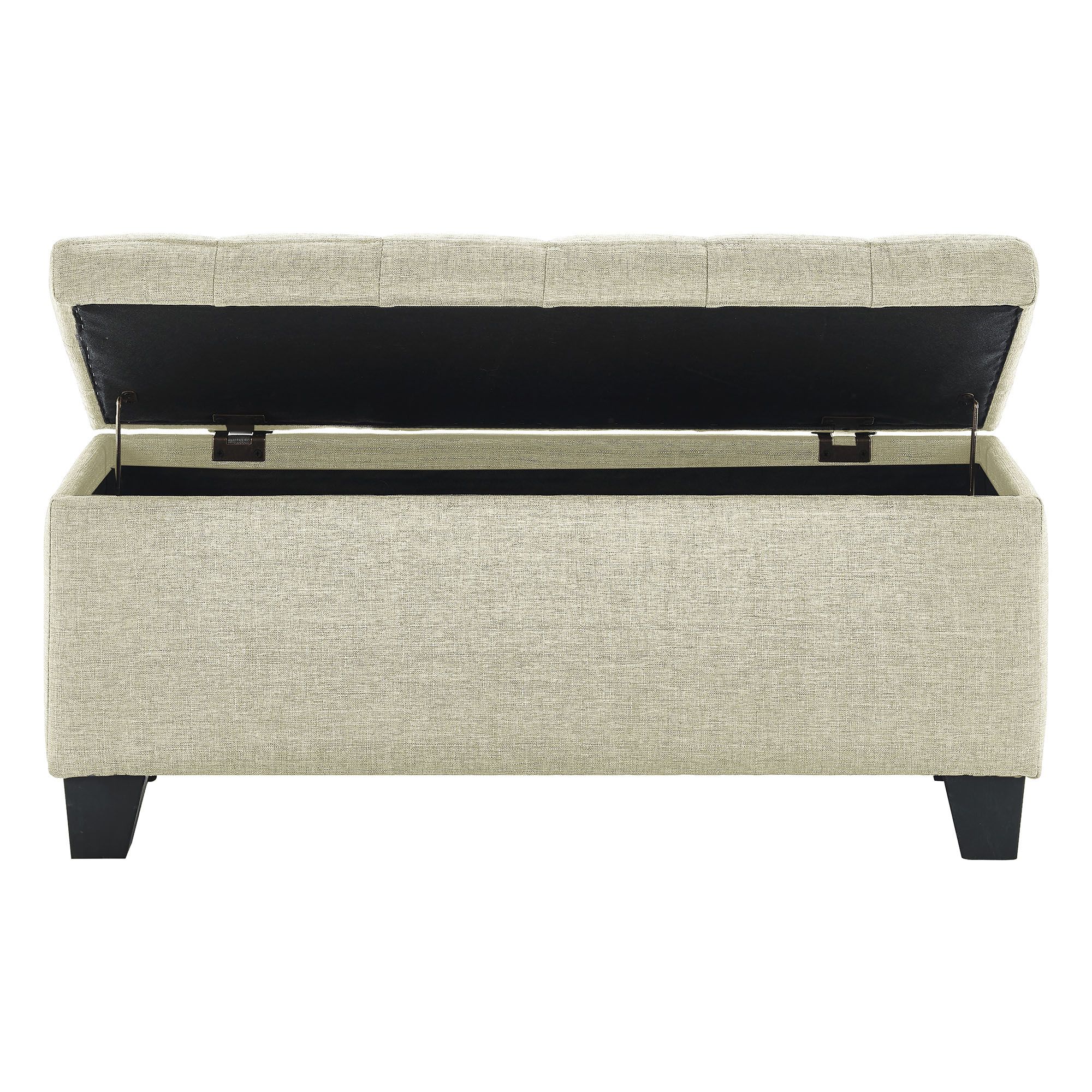 Lila Rectangular Storage Ottoman Bench - comfortable ottomans for any room | Image 6 | InSTYLE Home & Rugs