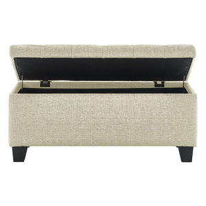 Lila Rectangular Storage Ottoman Bench - comfortable ottomans for any room | Image 6 | InSTYLE Home & Rugs