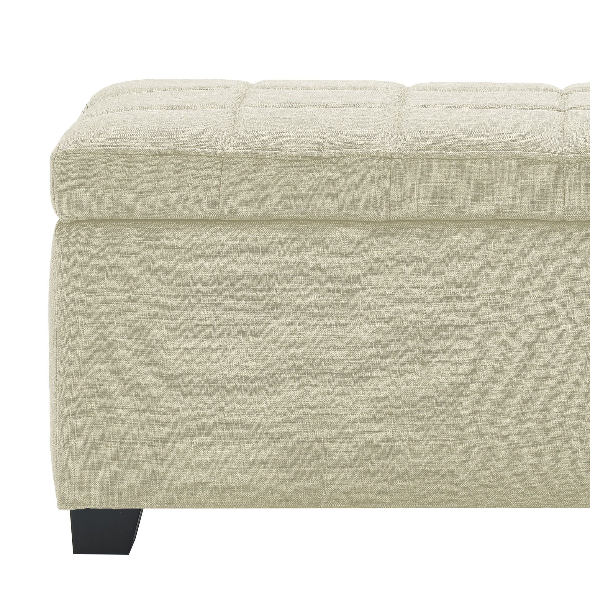 Lila Rectangular Storage Ottoman Bench - comfortable ottomans for any room | Image 8 | InSTYLE Home & Rugs