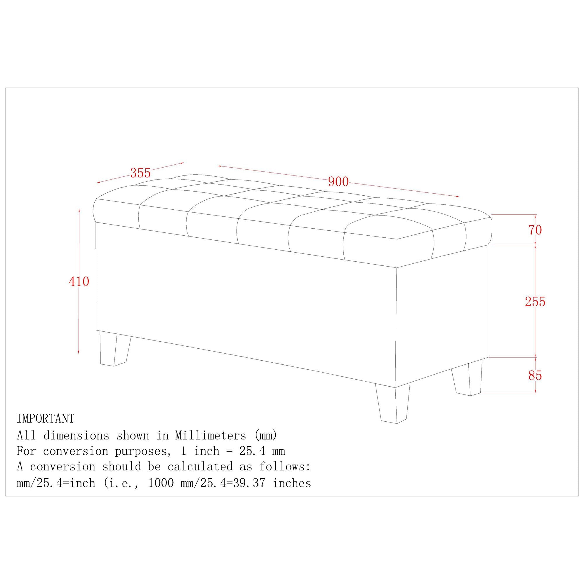 Lila Storage Ottoman Bench - comfortable ottomans for any room | Image 9 | InSTYLE Home & Rugs