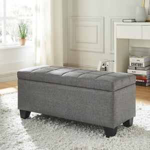 Lila Storage Ottoman Bench - chic ottomans for living rooms | Image 10 | InSTYLE Home & Rugs