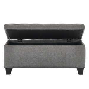 Lila Rectangular Storage Ottoman Bench - comfortable ottomans for any room | Image 11 | InSTYLE Home & Rugs