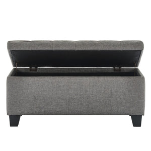 Lila Storage Ottoman Bench - chic ottomans for living rooms | Image 11 | InSTYLE Home & Rugs