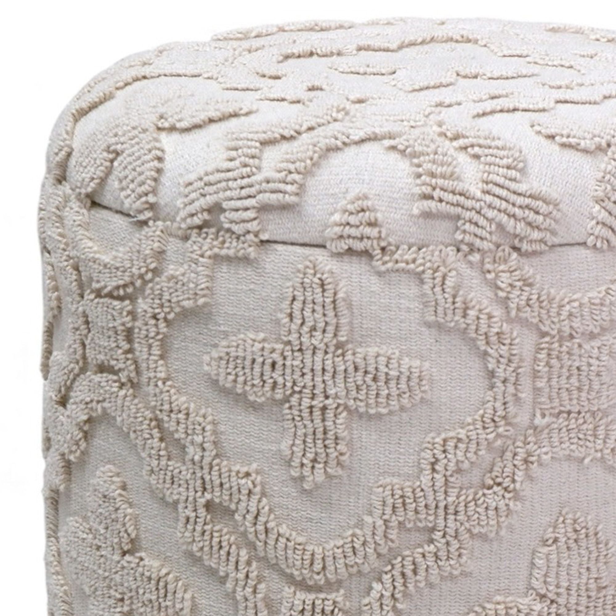 Magnolia Round Storage Ottoman - chic ottomans for living rooms | Image 6 | InSTYLE Home & Rugs