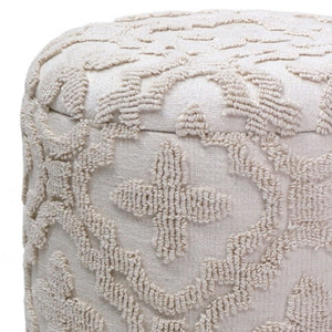 Magnolia Round Storage Ottoman - chic ottomans for living rooms | Image 6 | InSTYLE Home & Rugs