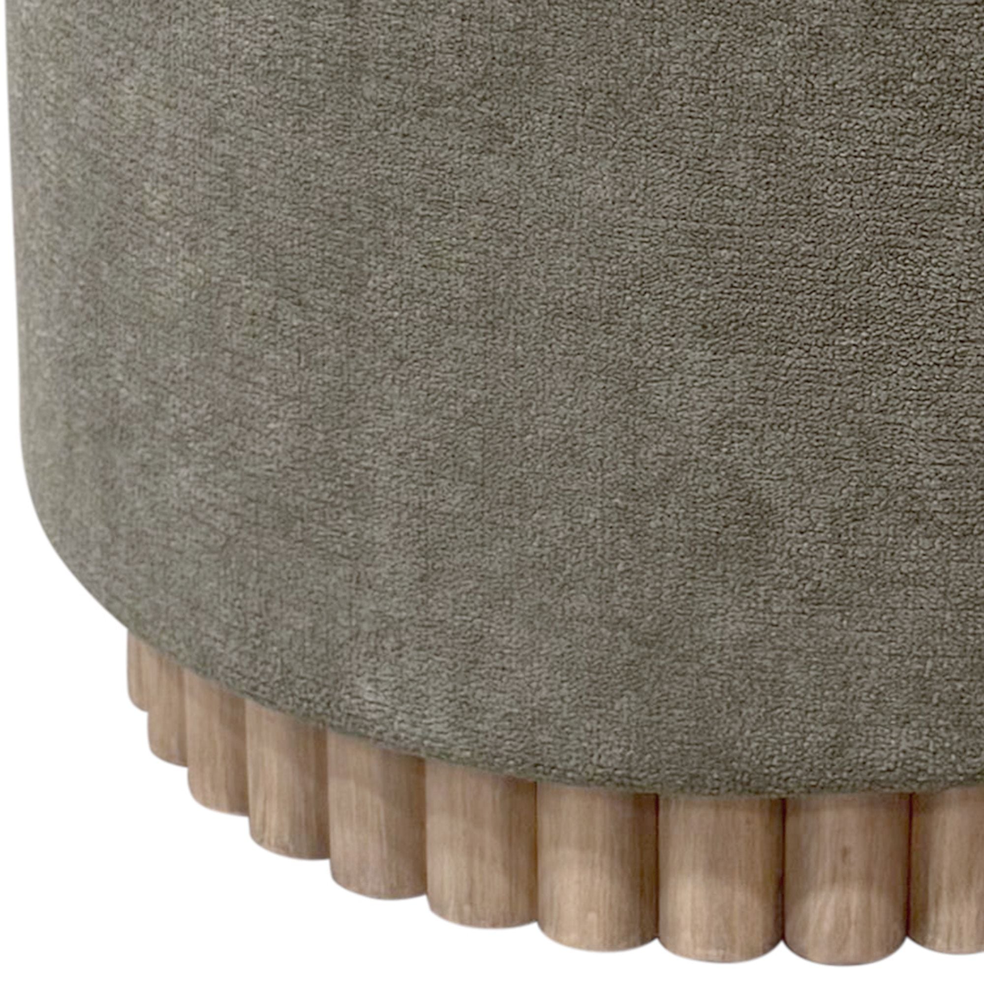 Sadie Round Storage Ottoman - comfortable ottomans for any room | Image 9 | InSTYLE Home & Rugs