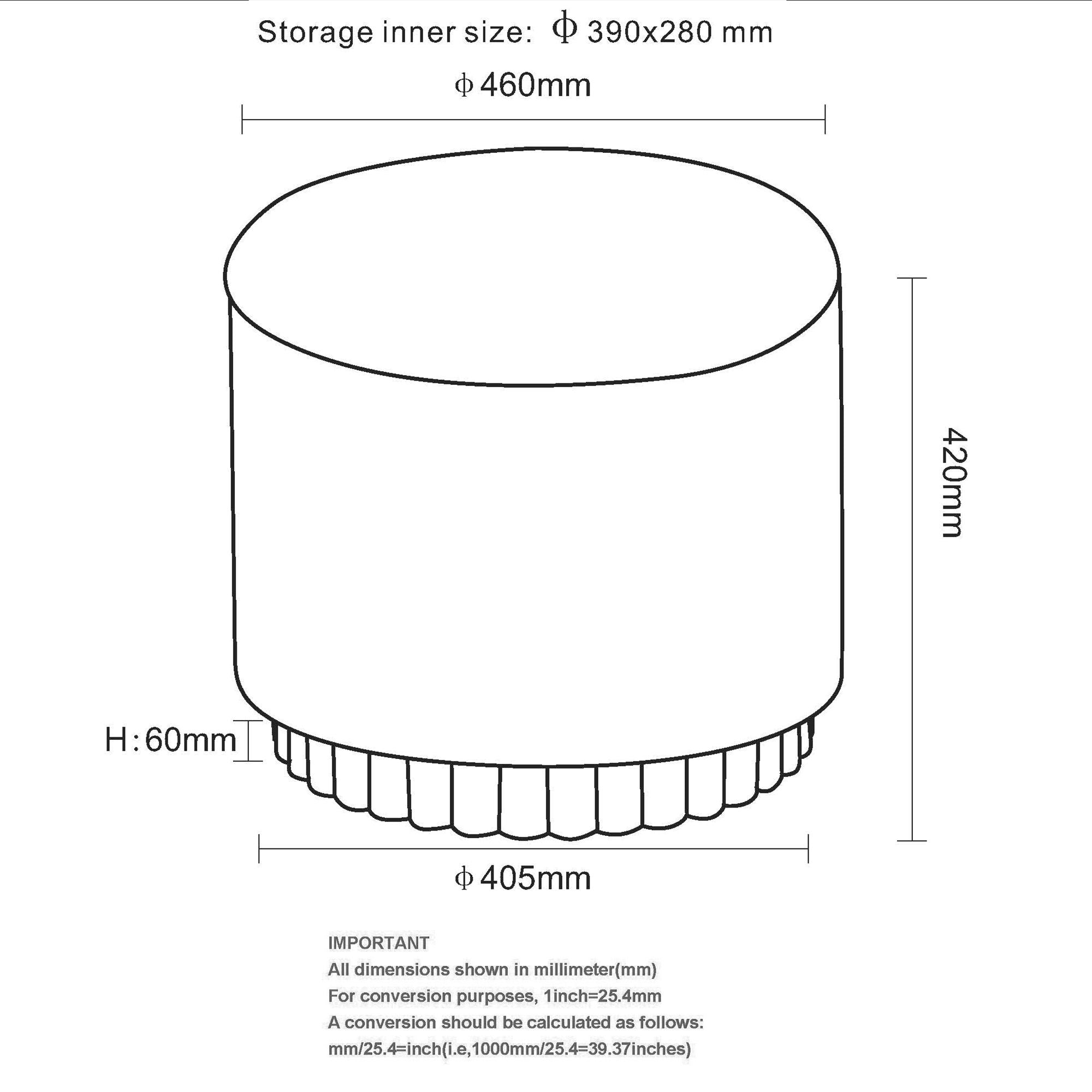 Sadie Round Storage Ottoman - comfortable ottomans for any room | Image 25 | InSTYLE Home & Rugs