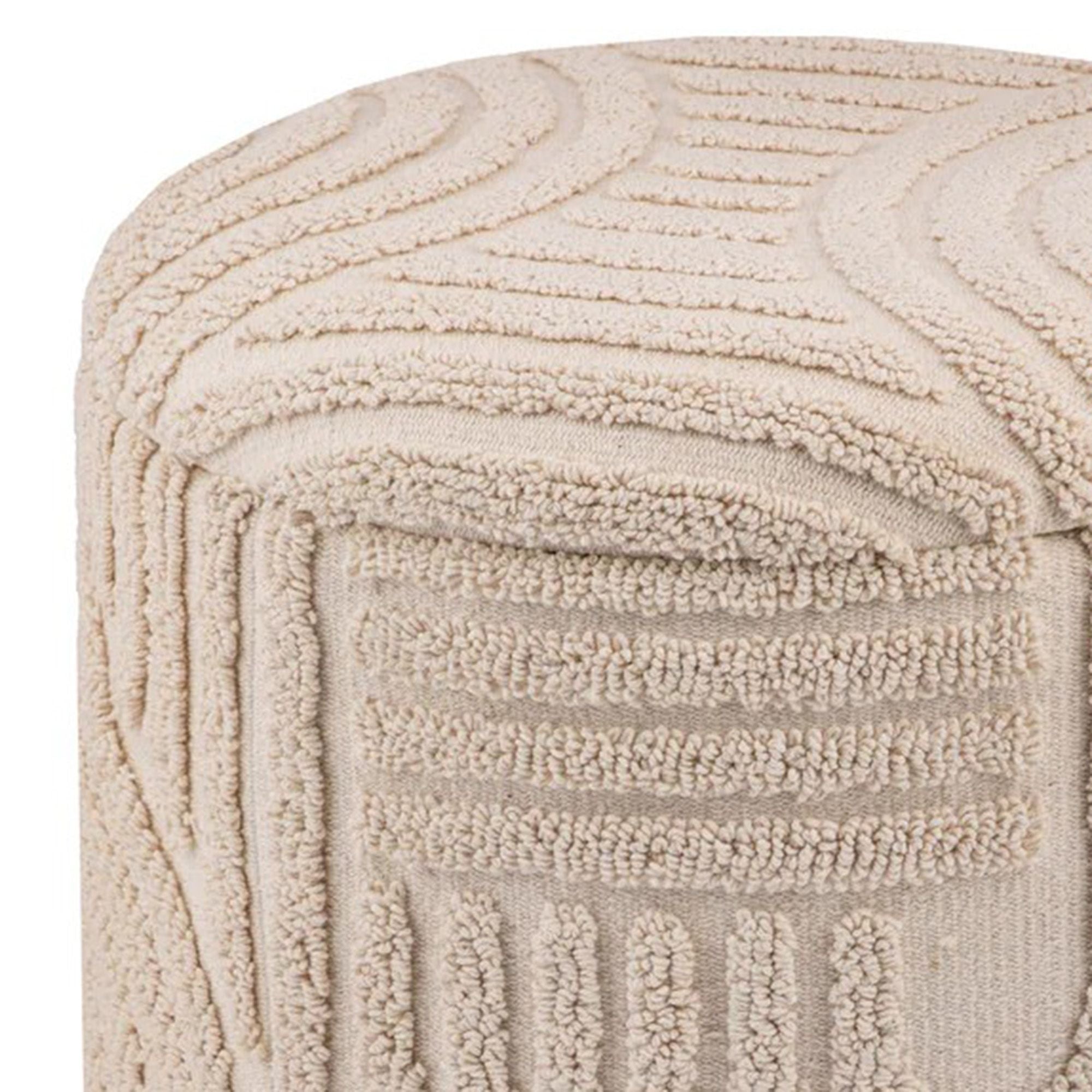 Lullu Round Storage Ottoman - chic ottomans for living rooms | Image 7 | InSTYLE Home & Rugs