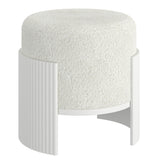 Kiraz Round Ottoman - comfortable ottomans for any room | Image 1 | InSTYLE Home & Rugs