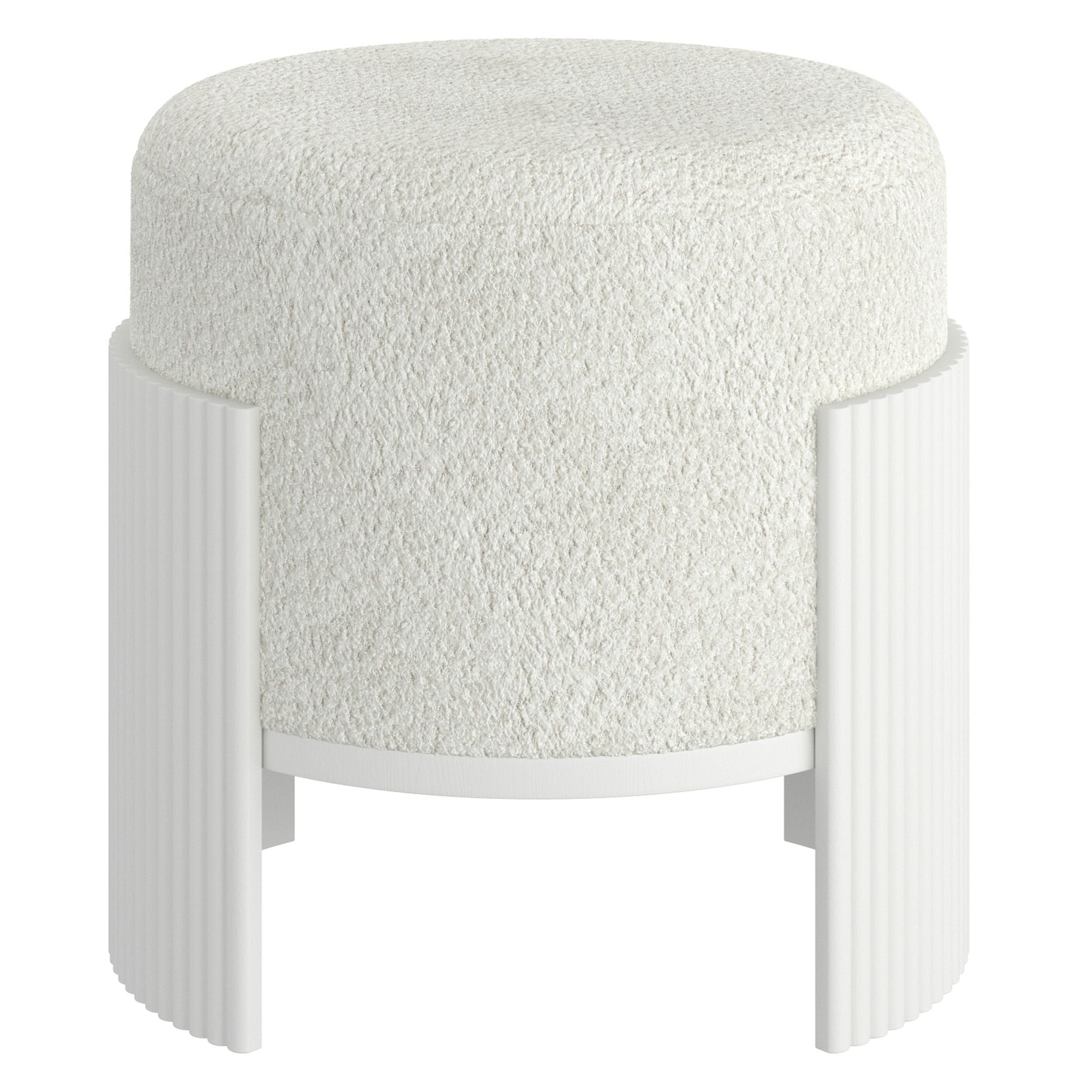 Kiraz Round Ottoman - comfortable ottomans for any room | Image 5 | InSTYLE Home & Rugs