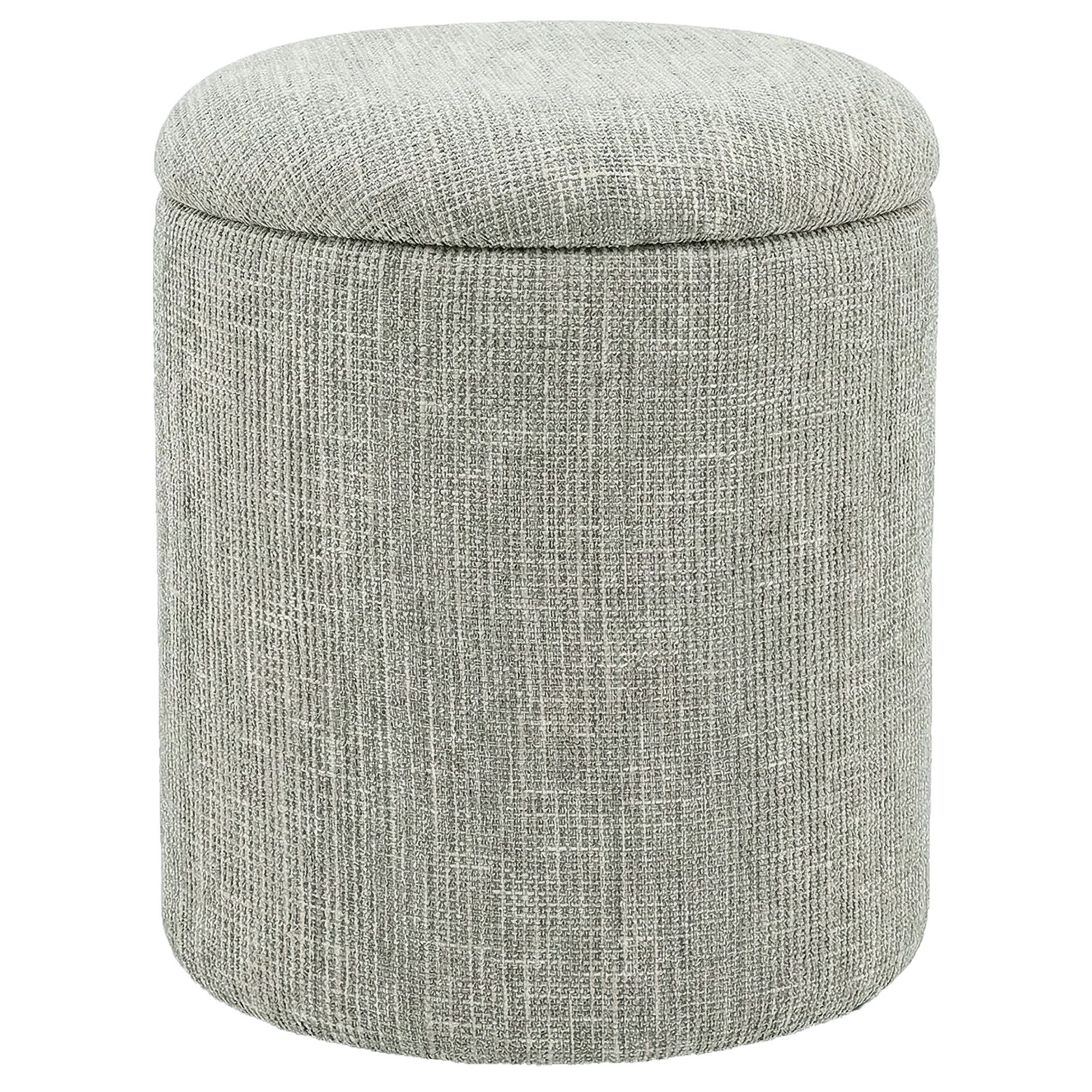 Twyla Round Storage Ottoman - comfortable ottomans for any room | Image 1 | InSTYLE Home & Rugs